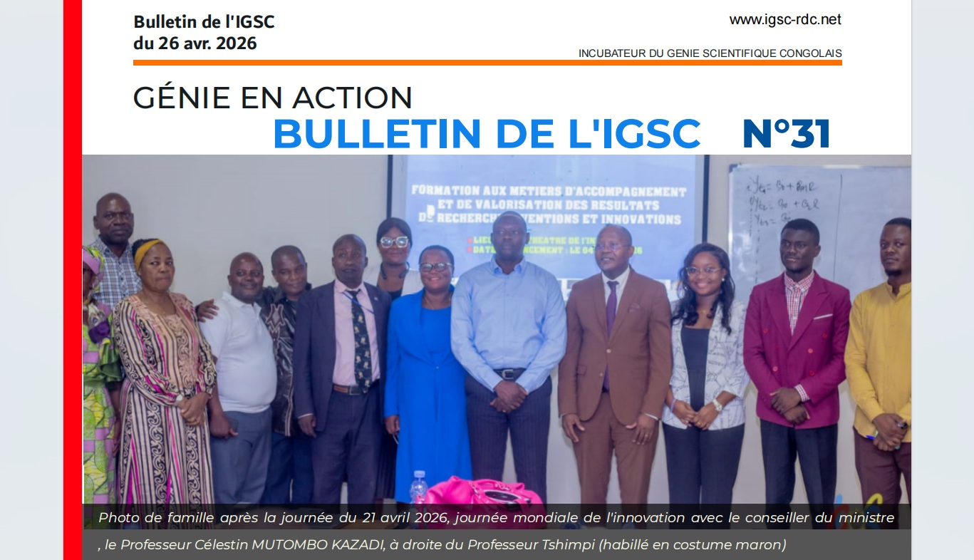 Parution du Bulletin d’information IGSC n°31