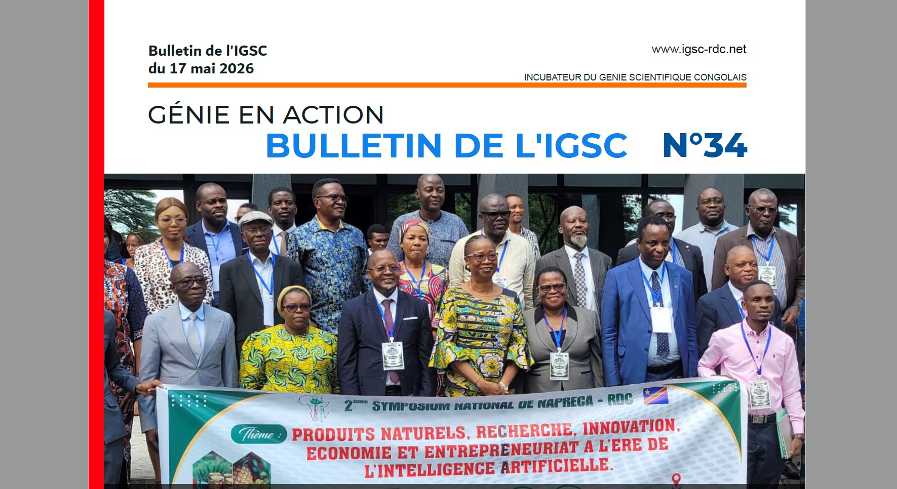 Parution du Bulletin d’information IGSC n°34