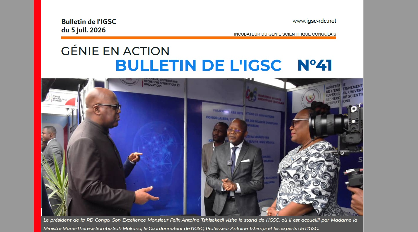 Le Bulletin hebdomadaire de l'IGSC n°41, L’Innovation, levier de la Souveraineté nationale