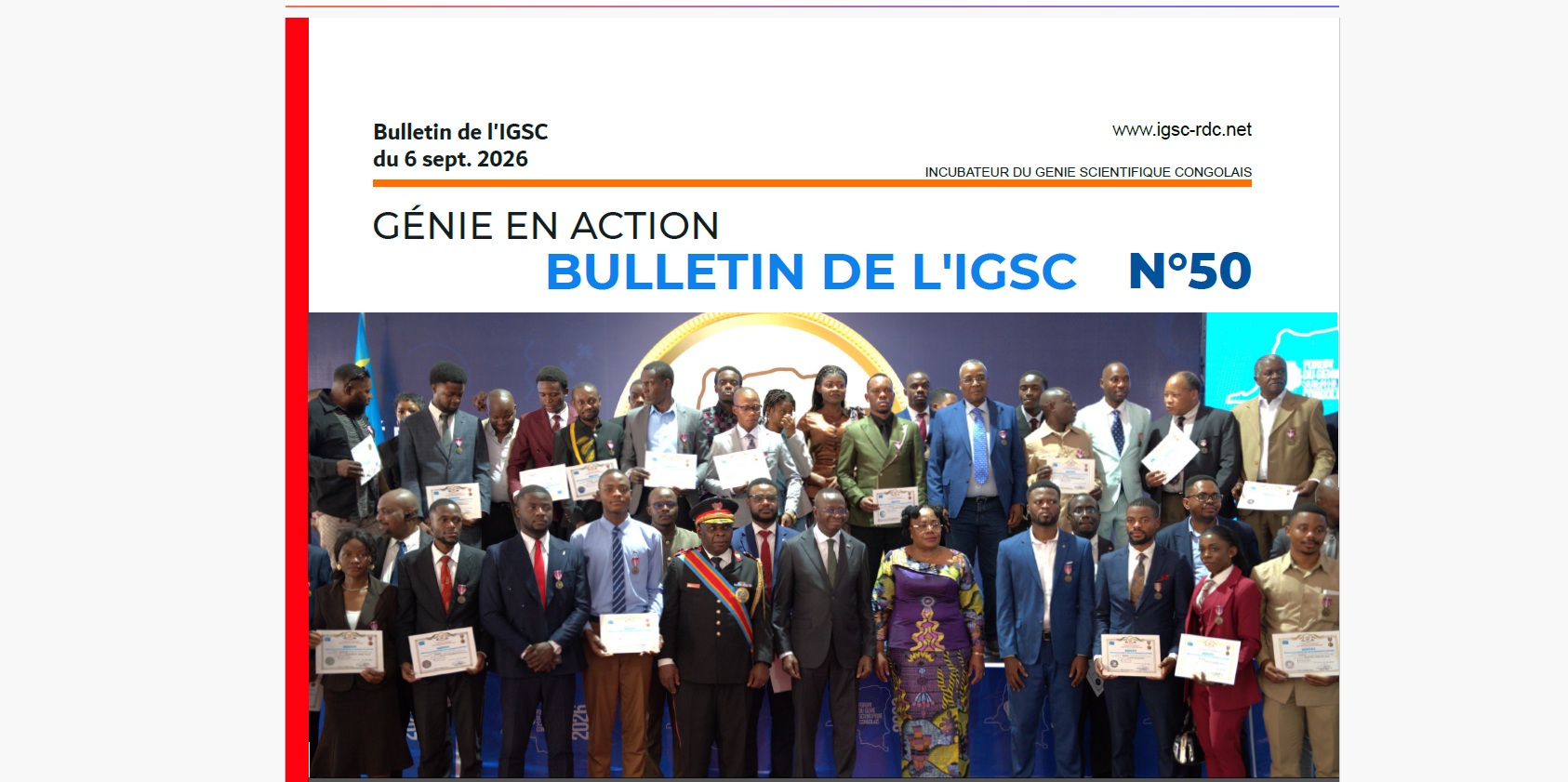 Le Bulletin hebdomadaire de l'IGSC n°50. De l'ambition scientifique à la souveraineté nationale